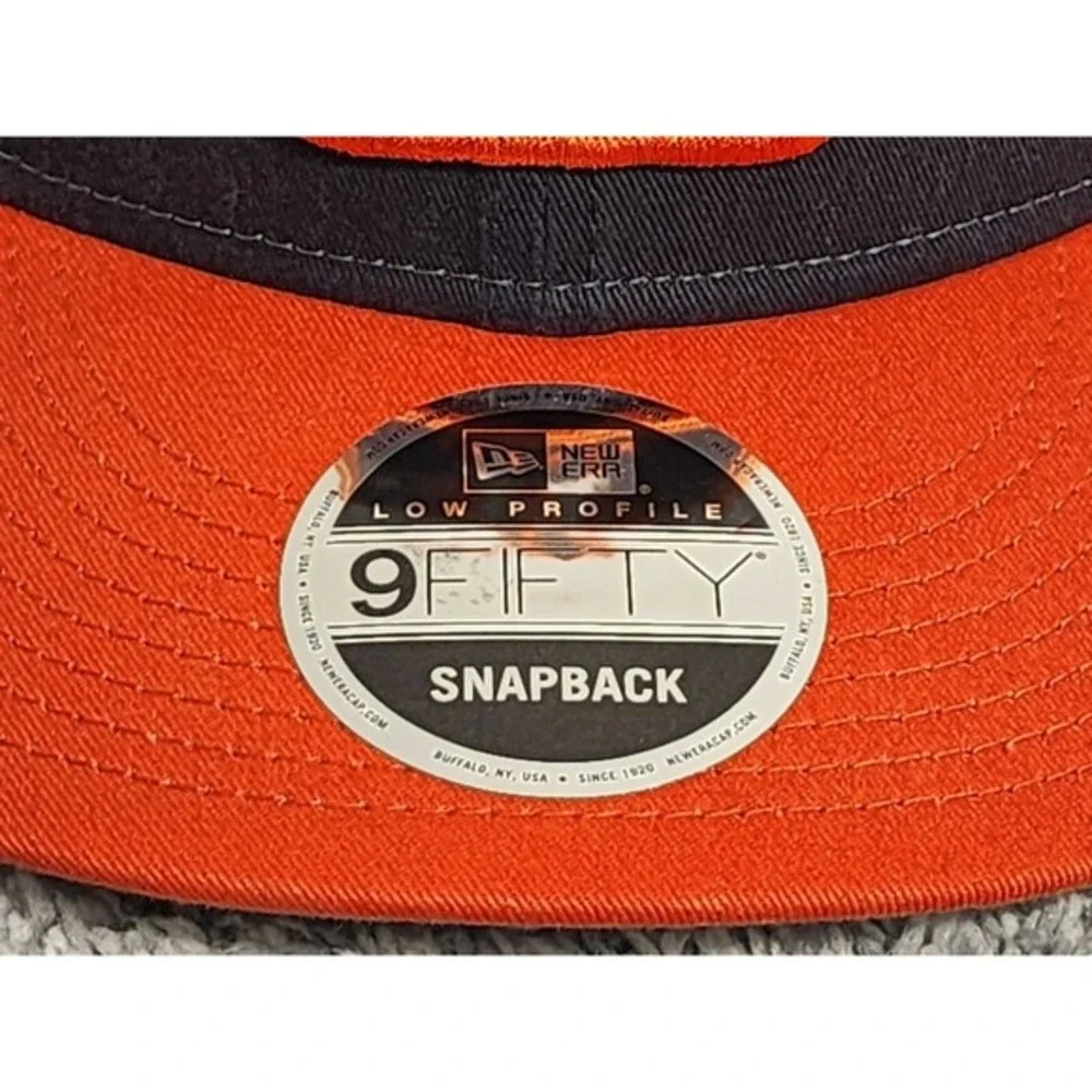 New Era 9FIFTY Houston‎ Astros Patch Low Profile Trucker Snapback Hat Cap Navy